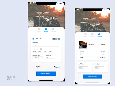 DailyUI002-Credit Card Checkout
