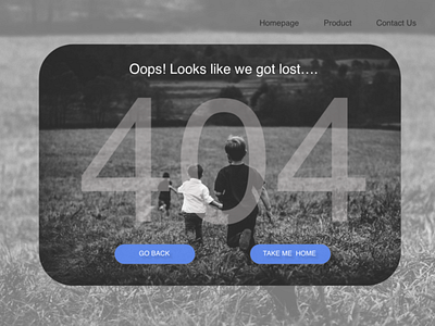 DailyUI008-404 404 404page daily 100 challenge daily ui dailyui dailyui008 design error 404 error page ui web webdesign