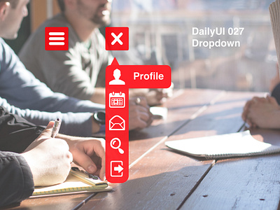 DailyUI027 Dropdown
