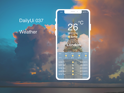 DailyUI 037 Weather