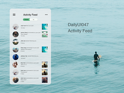 DailyUI047 - Activity Feed