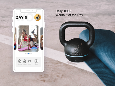 Dailyui062 Workout of the Day