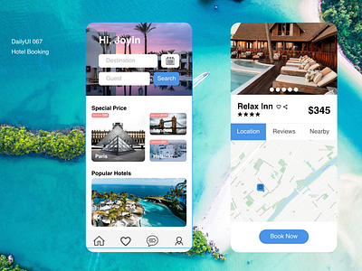 DailyUI 067 Hotel Booking