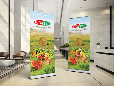 Rollup for agriculture company in Slovakia branding design designs graphic graphic design graphicdesign mockup rollup rollup banner