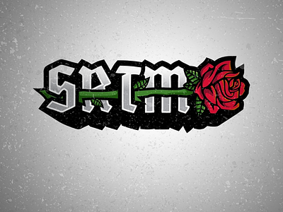 "SRTM" Rose Typography typhography