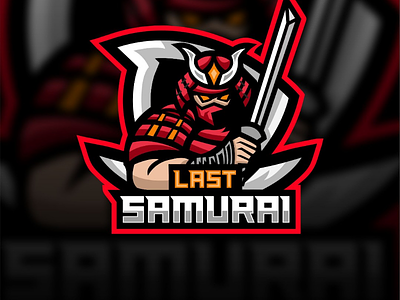 Last Samurai esport vector logo samurai