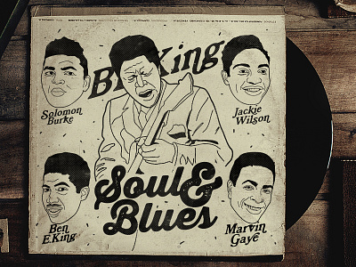 Soul & Blues blues illustration lettering letters music soul type typography