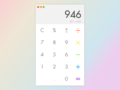 Daily UI #004 – Calculator calculator daily daily ui futura graphic minimal ui utilities visual