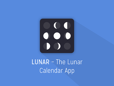 Daily UI #005 – App Icon 005 app app icon calendar daily daily ui graphic icon lunar moon ui visual