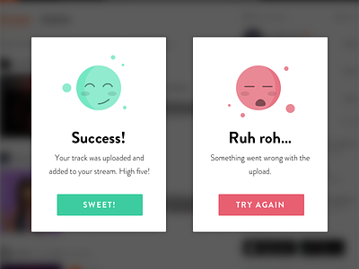 Daily UI #011 – Flash Messages 011 daily daily ui failure graphic message notification success ui visual