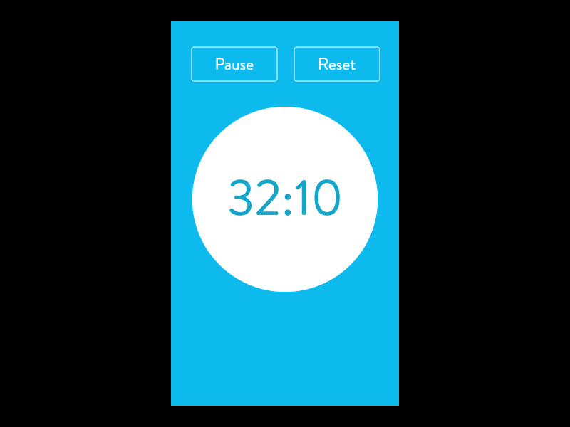 Daily UI #014 – Countdown Timer: The Animated Version 014 animation countdown daily daily ui gif mobile timer ui
