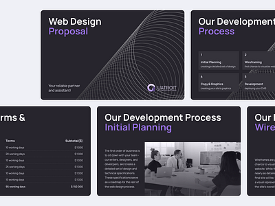 Web design proposal