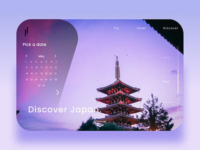 Travel Website - 2 of 3 figma minimalist tokyo travel ui user interface design ux uxdesign web webdesign