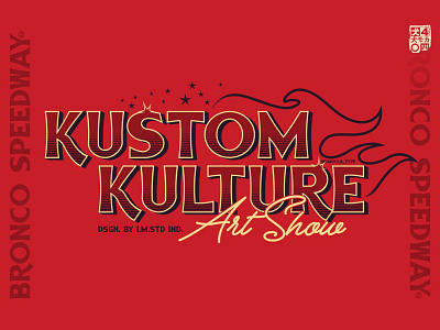 Kustom Kulture classy font illustration kustom kulture lettering logo logos typeface typography vintage vintage badges