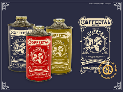 COFFEETAL branding classy design illustration logo packagingdesign poster art poster design product design typography vector vintage vintage badges