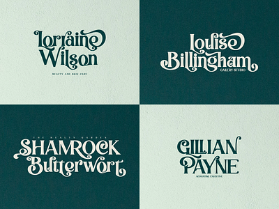 Lorraine branding design elegant serif font lettering logo serif typeface typography vintage