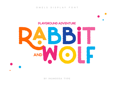 Rabbit Wolf design font graphic design illustration inumocca lettering logo logotype typeface typography vintage