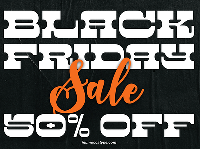 BLACK FRIDAY SALE 50% 50 black friday branding design discount font graphic design lettering logo poster sale typeface