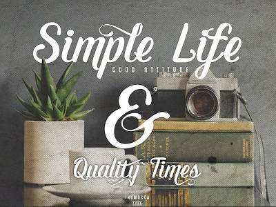 simple life classic classy early morning handmade fonts inumocca modern vintage script typeface typography unique lettering vintage wedding lettering