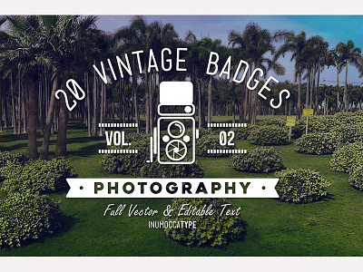 20 vintage badges