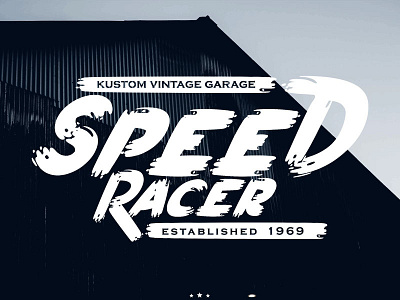 Speed Racer brush font fonts halloween pumpkins signpainted speed trickortreat typography