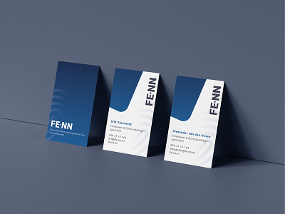 Business card design for FE-NN branding business card corporate identity create design illustrator logo photoshop