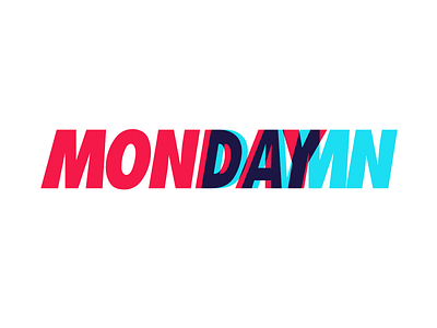 Monday 💩💩💩 blue damn font funny monday red type typography