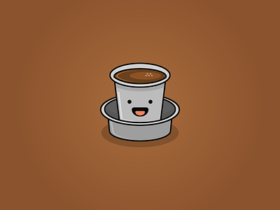 South Indian Filter Coffee ☕️ branding coffee cup design flat icon illustration smile ui ux vector web