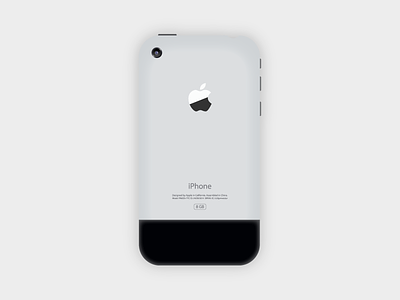 It's been 10 years! 2007 apple illustration iphone mock one shadow vector