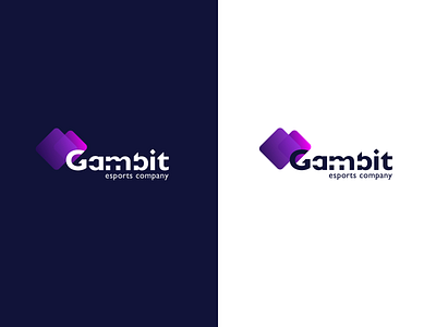 Gambit Esports company branding color design logo typography vector