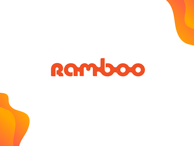 ramboo logo branding color logodesign logotype typography vector