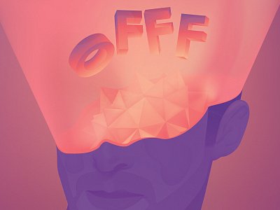 Realeasing our OFFF barcelona face illustration lettering offf festival poster typography wip
