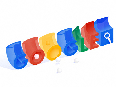 Google lottery button colour fun google illustration slope transparent typography