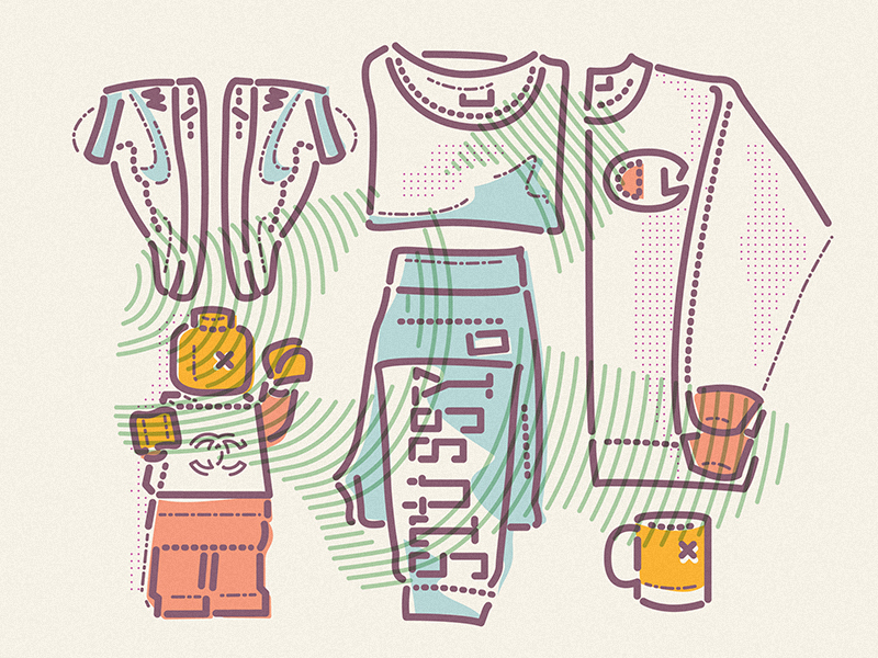 Stussy Outfit Grid by James Oconnell on Dribbble