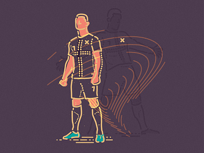 Illustrations, Soccer, Cristiano Ronaldo, Mood Boards, and Elections image  inspiration on Designspiration