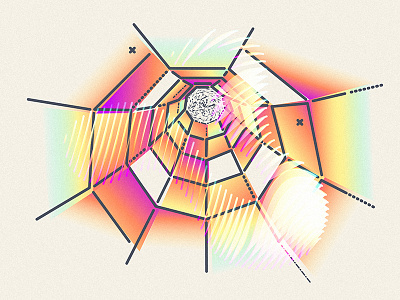 Vortex colour and lines enjoy responsibly gradient icon illustration radiation summer sunshine thumbprint vortex