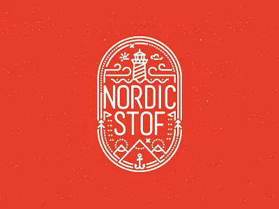 Nordic Stof brand fashion graphic hygge illustration logo nordic scandi typography