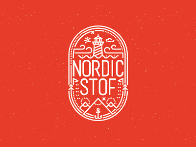 Nordic Stof brand fashion graphic hygge illustration logo nordic scandi typography