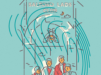 Lads cause charity colourandlines help illustration manchester salford smiths