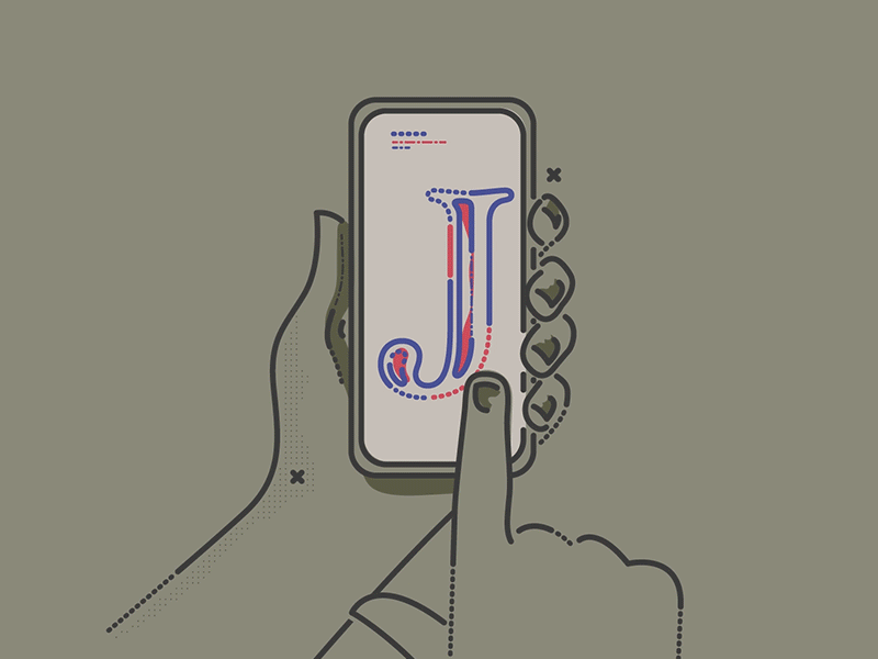 J for 36 Days of Type 36daysoftype illustration jamesp0p lettering typography vector