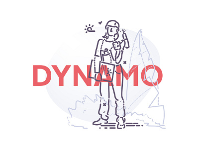 Dynamo advice character education future graduate lines minimal student woman