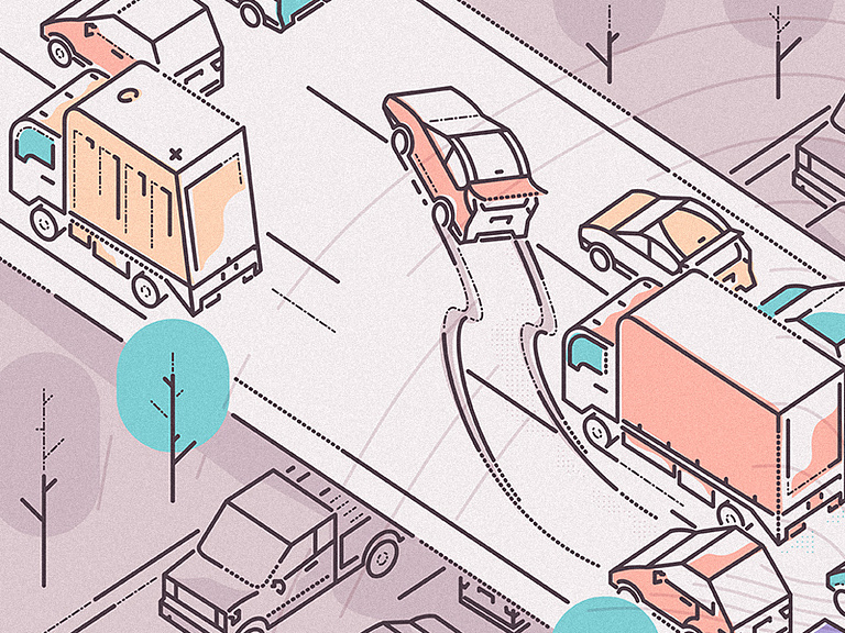 Traffic Jam by James Oconnell on Dribbble