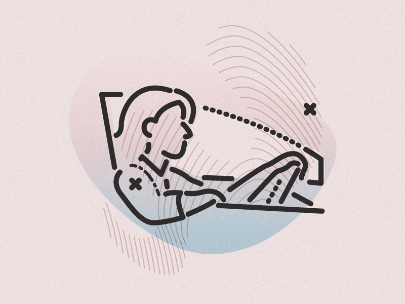 Gender discrimination editorial character james oconnell scouting scouts minimal lines ui colour and lines thumbprint icon illustration