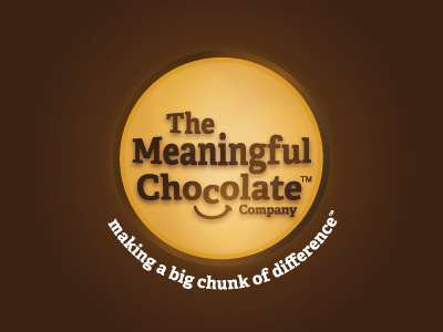 The Meaningful Chocolate Company branding chocolate graphic icon logo