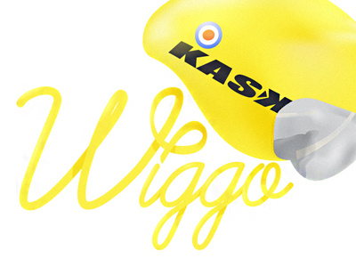 Wiggo Winner cyclist de france illustration tour typography wiggins wiggo
