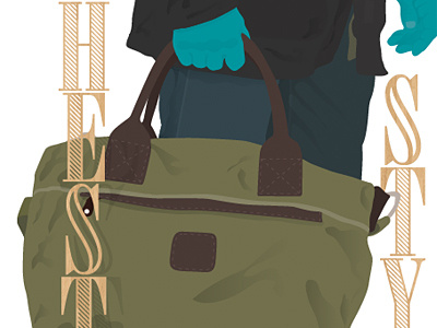 Style bag clothes clothing fashion illustration male manchester typography