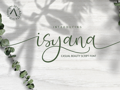 Isyana Script - A Beautiful handwritten font