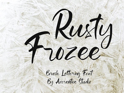 Rusty Frozee Font