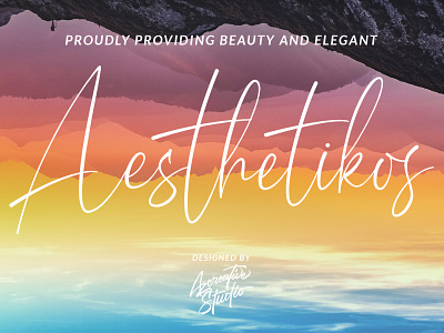 Aesthetikos Signature Font