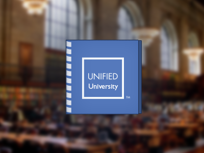 Unified University graphic design identity illustrator logo photoshop